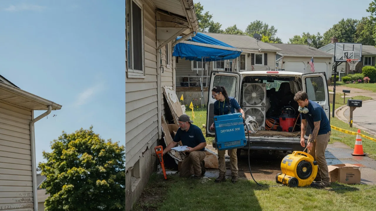 Ceiling Leak Cleanup in Streetsboro, OH near me